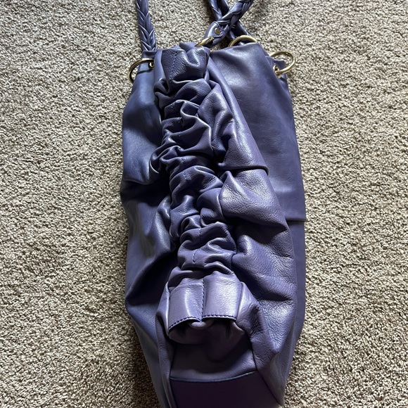 Tod’s Purple Leather Tote EUC - Picture 3 of 10
